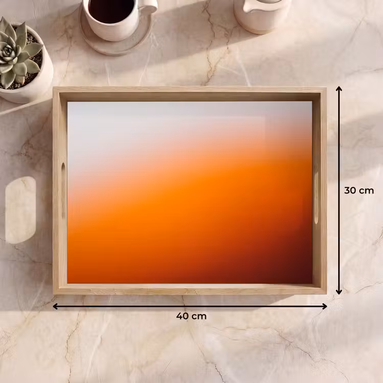 Tablett - Farbverlauf – Orange – Abstrakt — 9