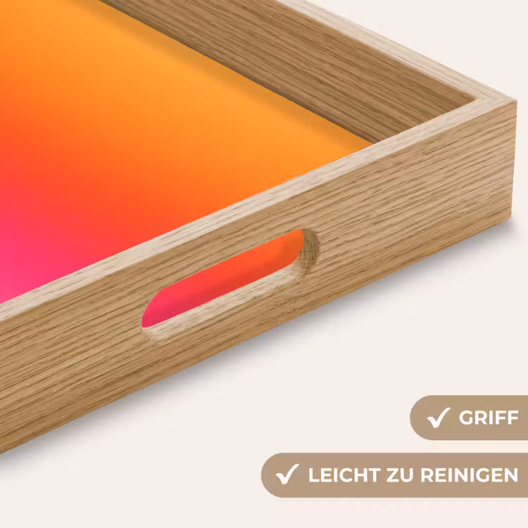Tablett - Farbverlauf – Orange – Rosa — 5