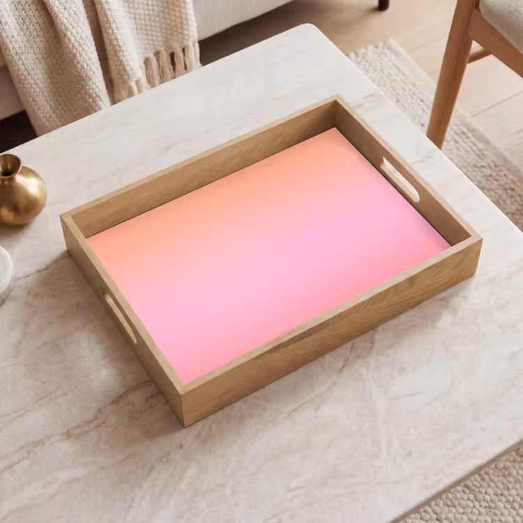 Tablett - Farbverlauf – Rosa – Orange — 2
