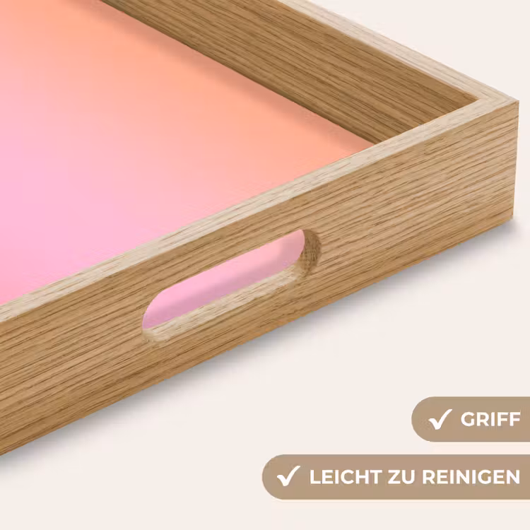 Tablett - Farbverlauf – Rosa – Orange — 5