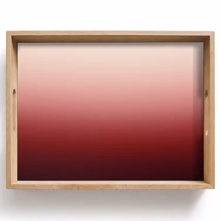 Tablett - Farbverlauf – Rot – Rosa — 1