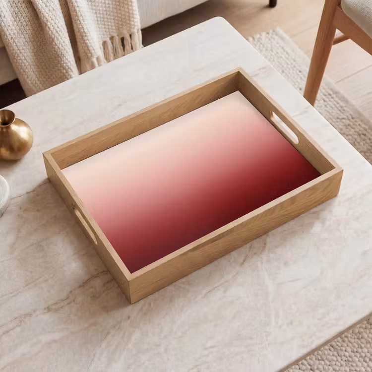 Tablett - Farbverlauf – Rot – Rosa — 2