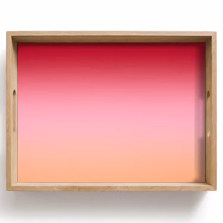 Tablett - Farbverlauf – Rot – Rosa — 1