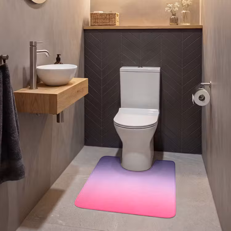 WC Vorleger - Farbe – Farbverlauf – Abstrakt — 2