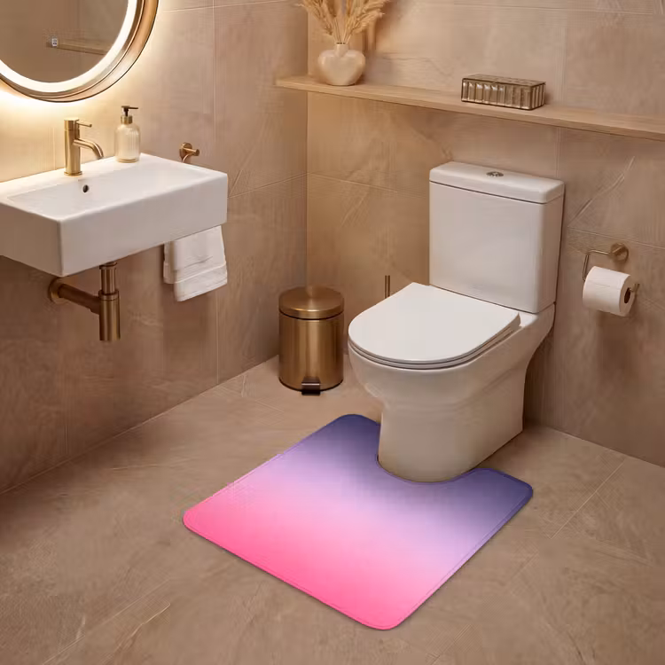 WC Vorleger - Farbe – Farbverlauf – Abstrakt — 4