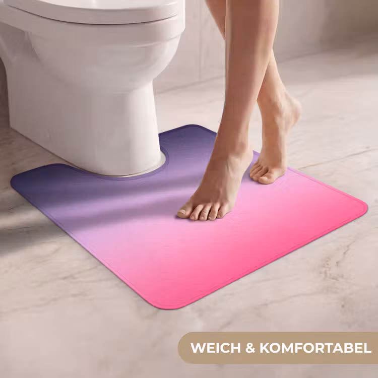 WC Vorleger - Farbe – Farbverlauf – Abstrakt — 5