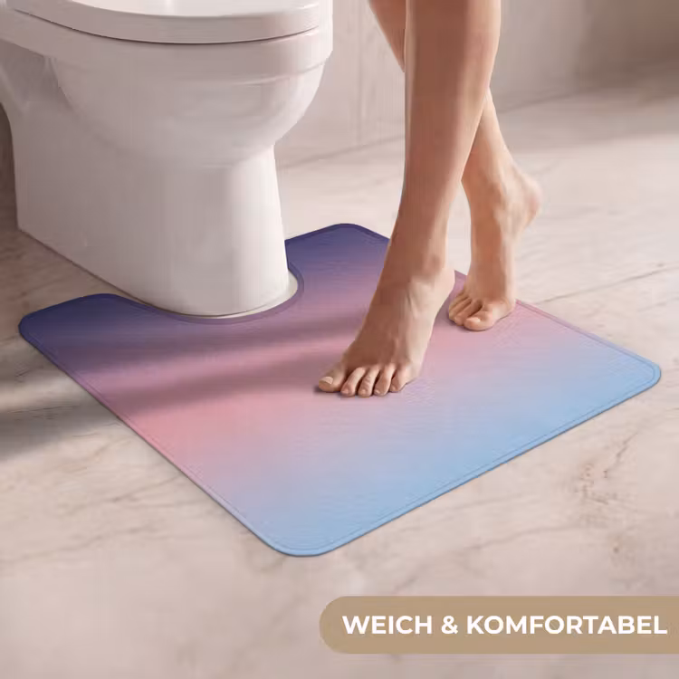 WC Vorleger - Farbverlauf – Lila – Rosa — 5