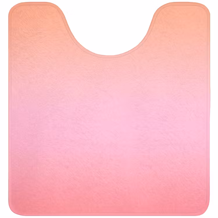 WC Vorleger - Farbverlauf – Rosa – Orange — 1