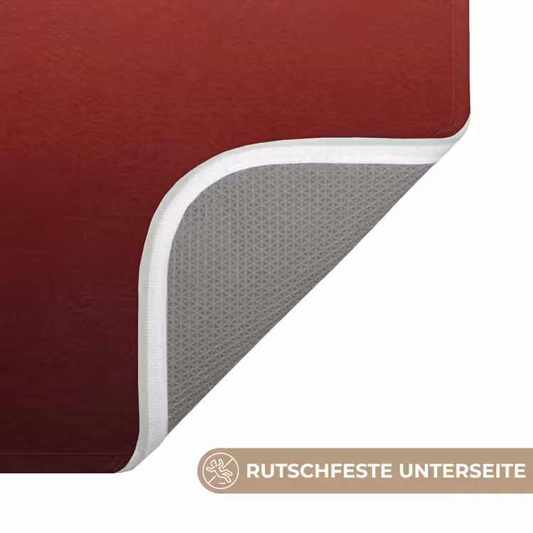 WC Vorleger - Farbverlauf – Rot – Rosa — 3
