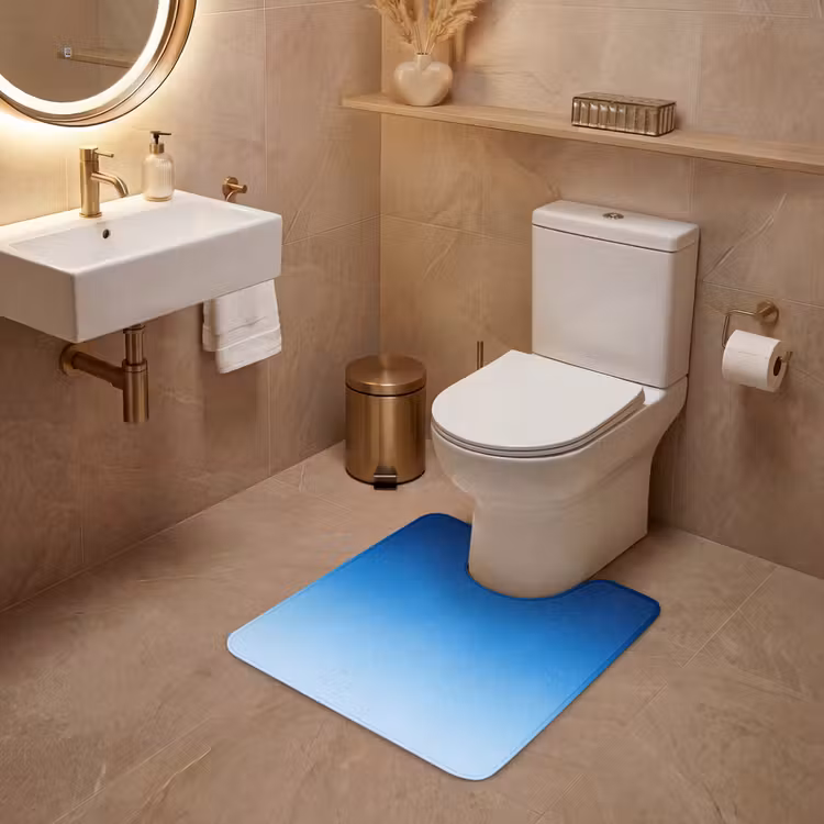 WC Vorleger - Himmel – Blau – Farbverlauf — 4