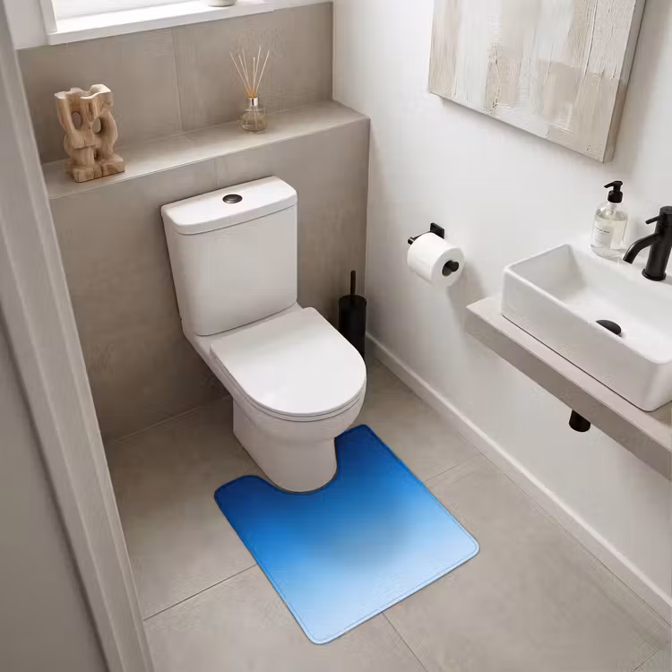 WC Vorleger - Himmel – Blau – Farbverlauf — 6