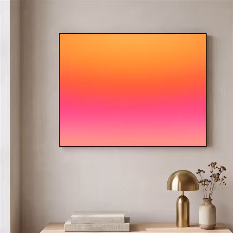 Art Frame - Farbverlauf – Orange – Rosa — 4