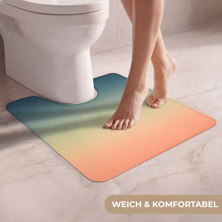 WC Vorleger - Farbverlauf – Abstrakt – Modern — 5