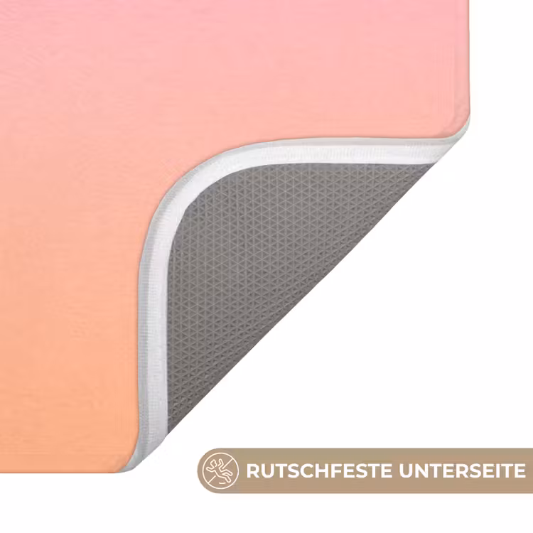 WC Vorleger - Farbverlauf – Rot – Rosa — 3