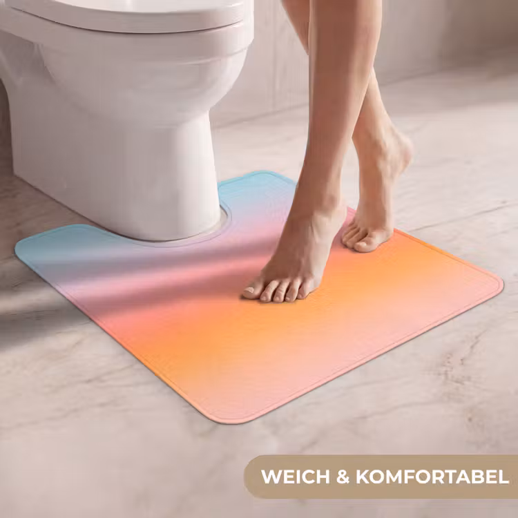 WC Vorleger - Farbverlauf – Sanft – Abstrakt — 5