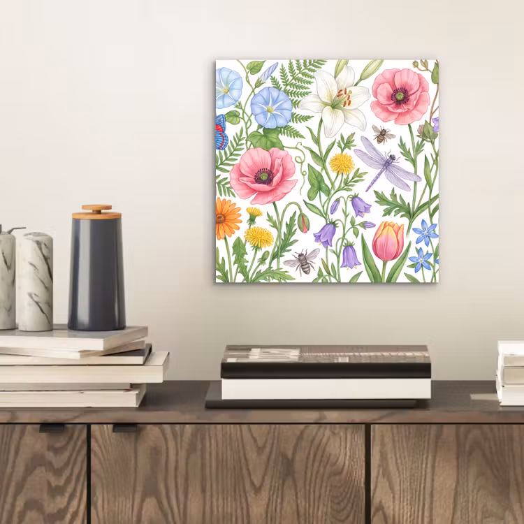 Alu-Dibond-Bild - Blumen – Natur – Farbenfroh — 2