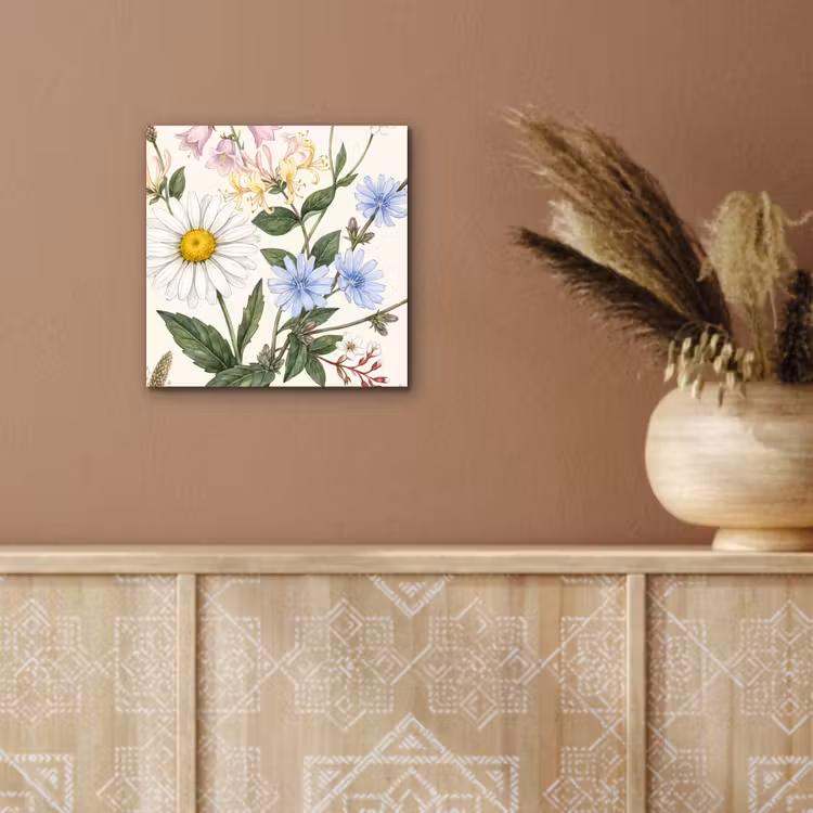 Alu-Dibond-Bild - Botanisch – Illustration – Farbenfroh — 5