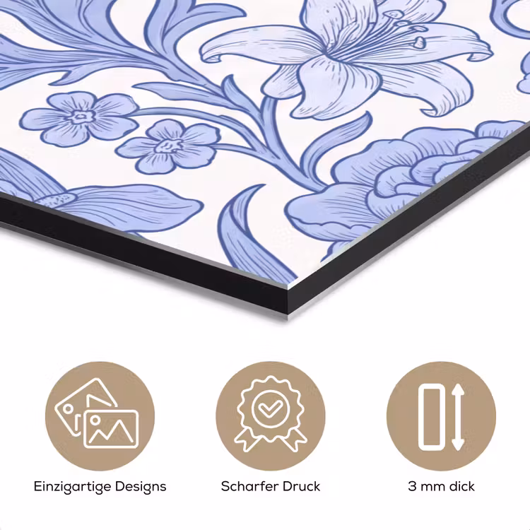 Alu-Dibond-Bild - Botanisch – Design – Klassisch — 7