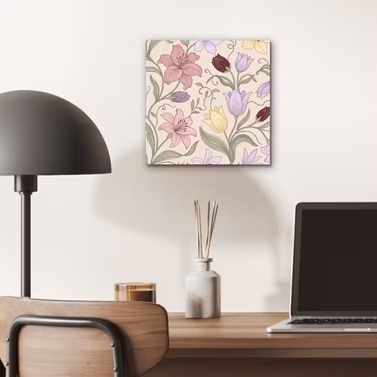 Alu-Dibond-Bild - Blumen – Illustration – Botanik — 6