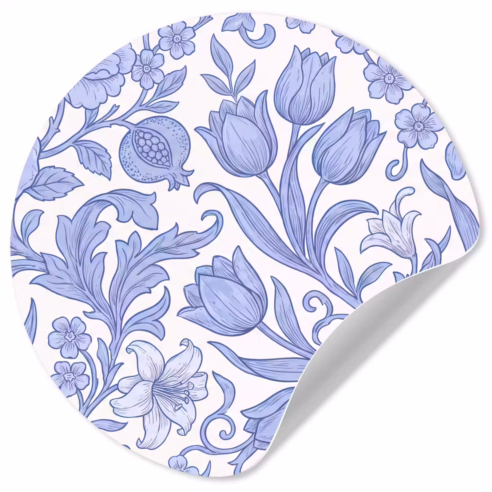 Runde Tapete - Botanisch – Design – Klassisch — 1