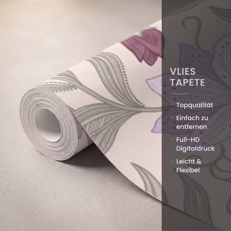 Tapete - Blumen – Illustration – Botanik — 3