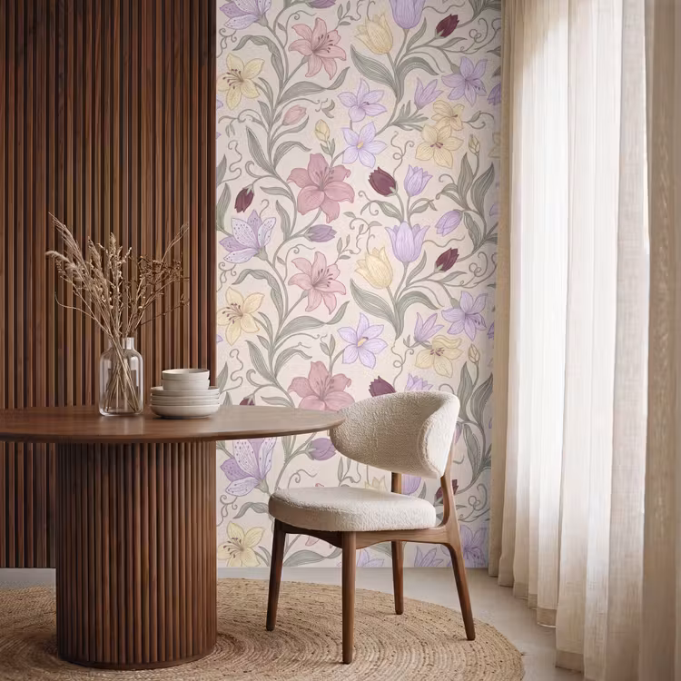 Tapete - Blumen – Illustration – Botanik — 4