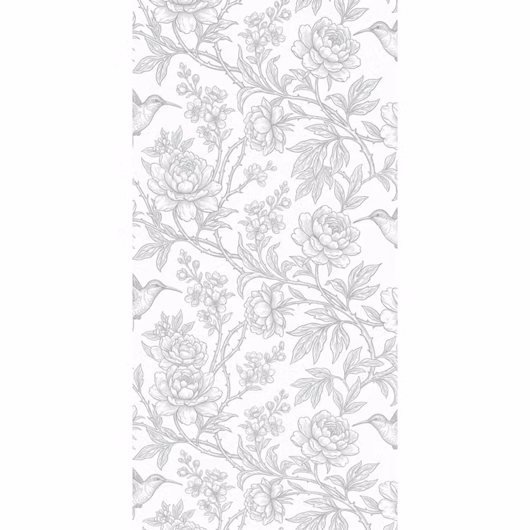 Tapete - Vogel – Blumen – Natur — 2