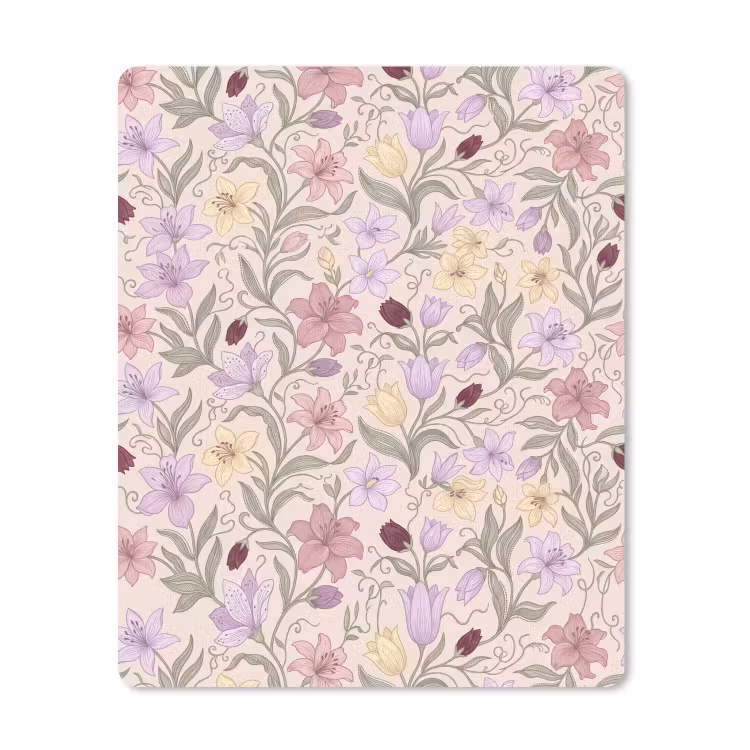 Mauspad - Blumen – Illustration – Botanik — 1
