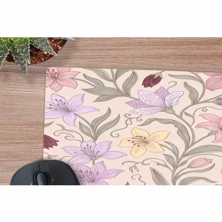 Mauspad - Blumen – Illustration – Botanik — 5
