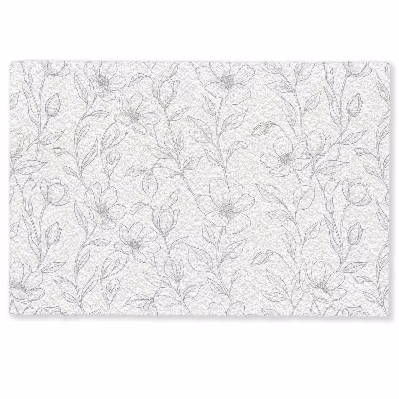 Fußmatte - Blumen – Linien – Muster — 1