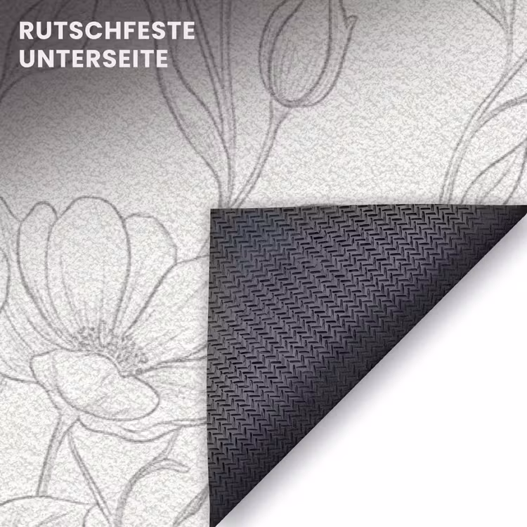 Fußmatte - Blumen – Linien – Muster — 6