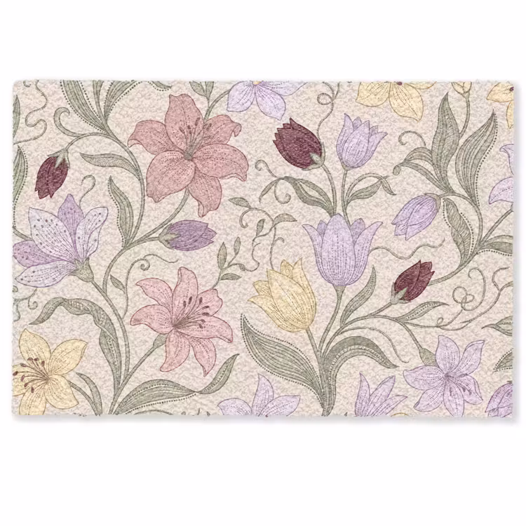 Fußmatte - Blumen – Illustration – Botanik — 1