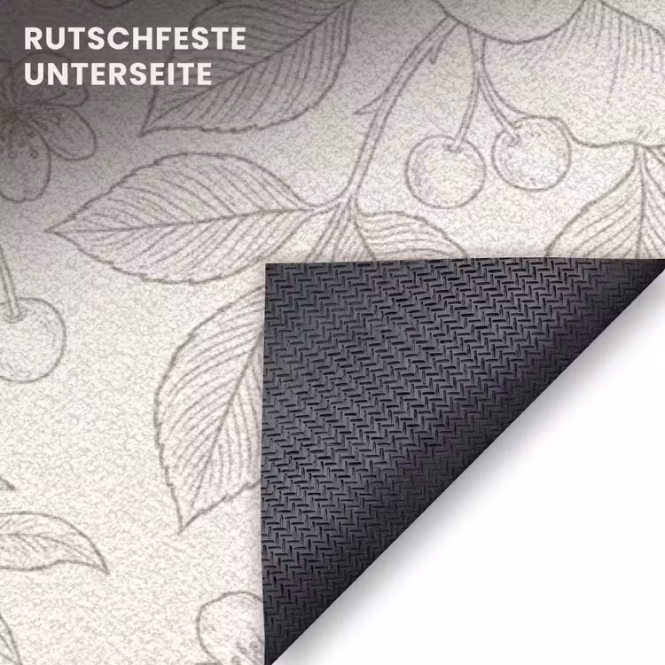 Fußmatte - Blumen – Strichzeichnung – Beige — 6