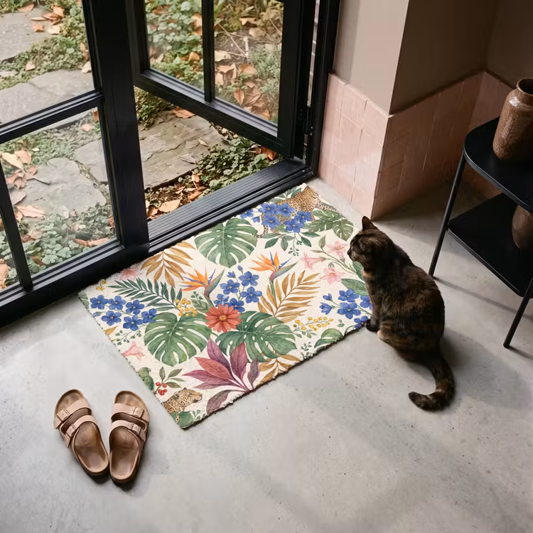 Fußmatte - Katze – Dschungel – Tiere — 2