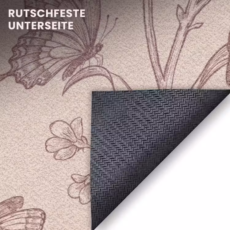 Fußmatte - Schmetterling – Blumen – Muster — 6
