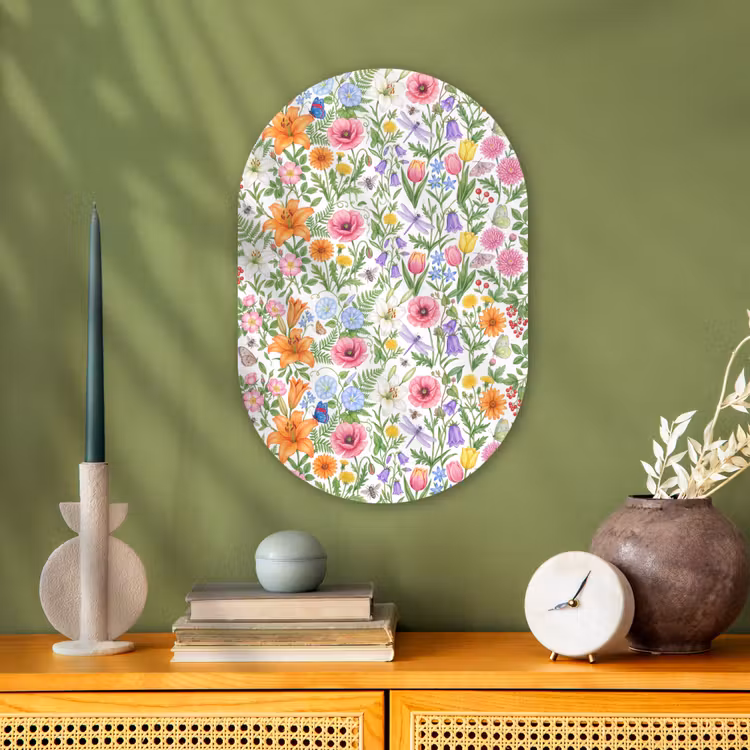 Forexbild Oval - Blumen – Natur – Farbenfroh — 3