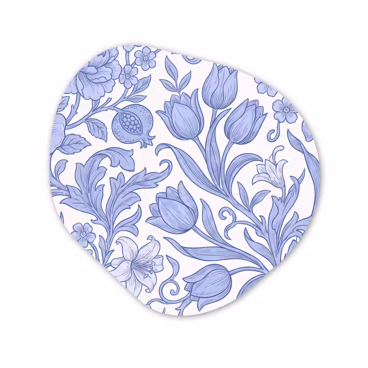 Glasbild Organische Form - Botanisch – Design – Klassisch — 1