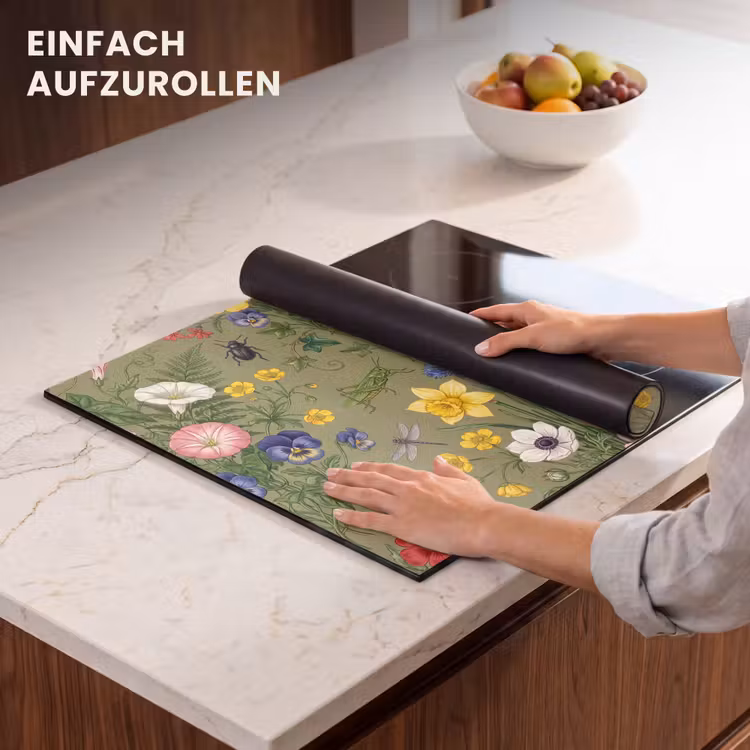 Herdabdeckplatte - Blumen – Insekten – Natur — 7
