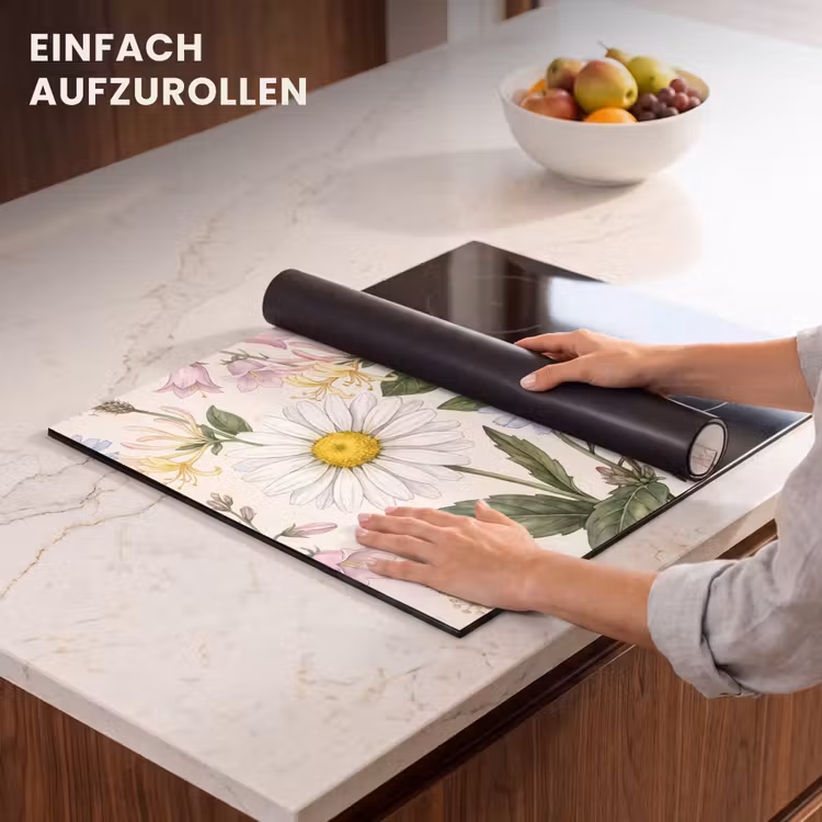 Herdabdeckplatte - Botanisch – Illustration – Farbenfroh — 7