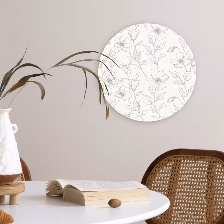 Forexbild Rund - Blumen – Linien – Muster — 4