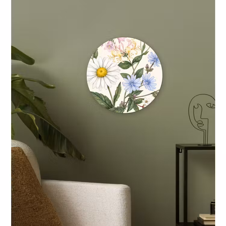 Forexbild Rund - Botanisch – Illustration – Farbenfroh — 3