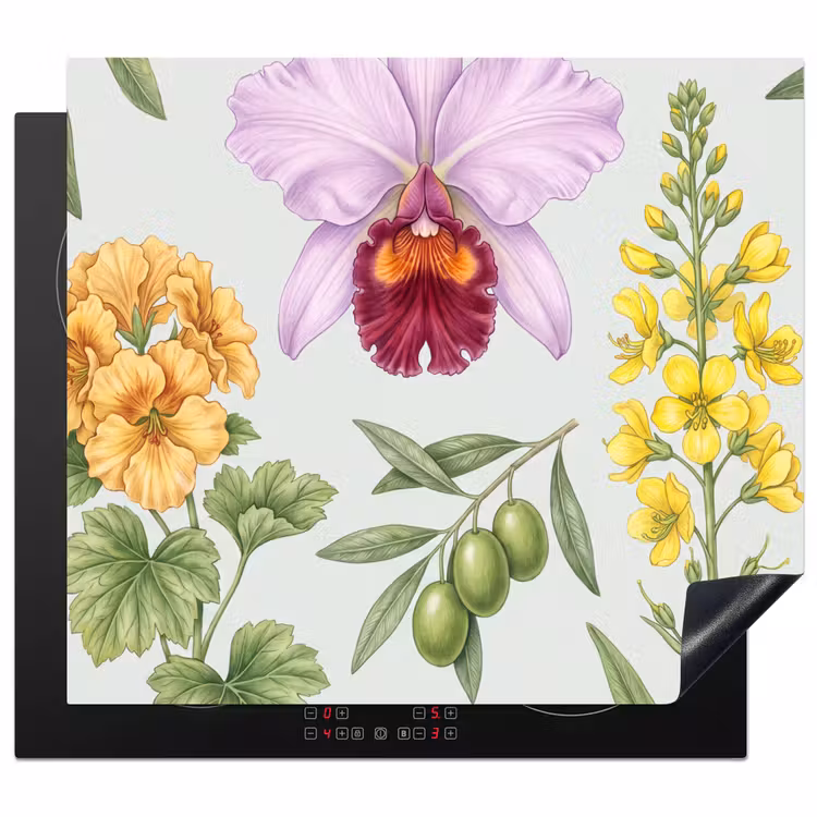 Herdabdeckplatte - Blumen – Pflanzen – Natur — 1