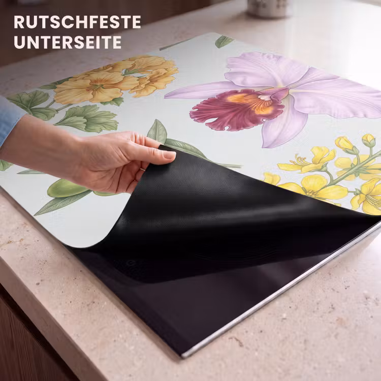 Herdabdeckplatte - Blumen – Pflanzen – Natur — 9