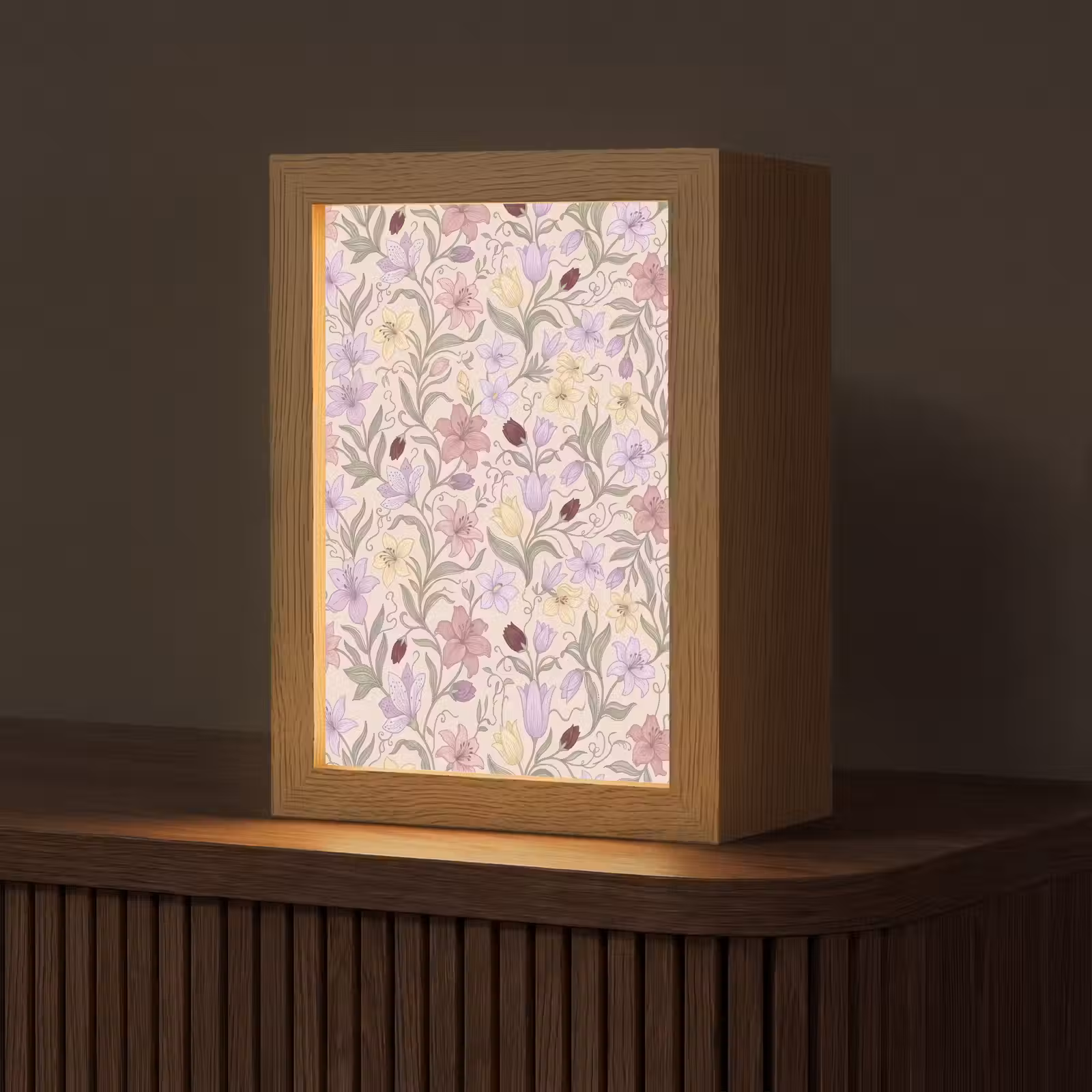 Personalisierte Lightbox - Blumen – Illustration – Botanik — 1