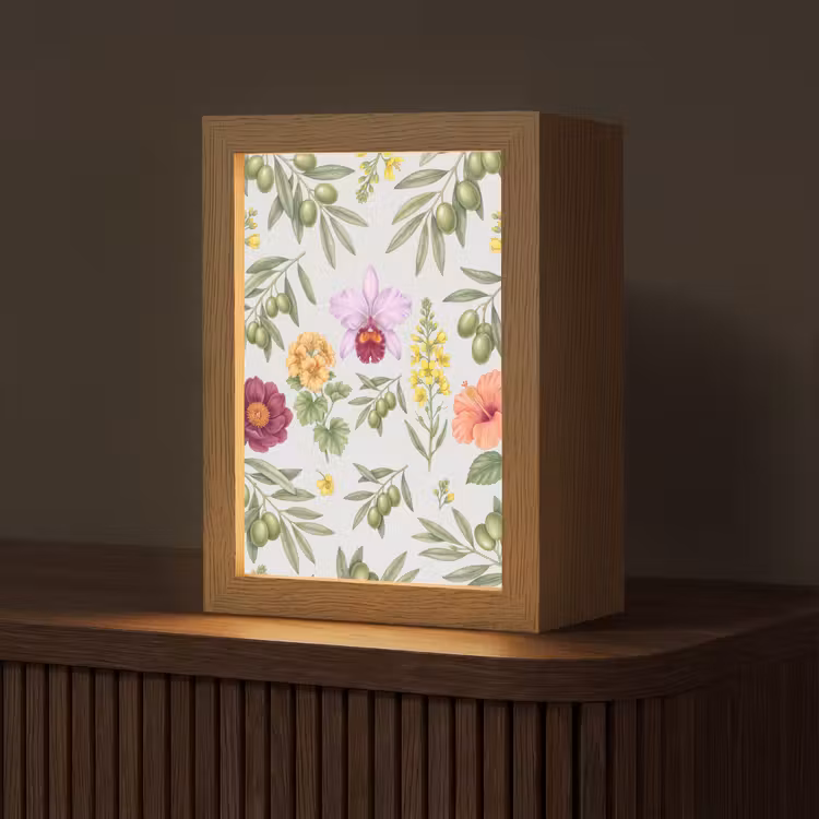 Personalisierte Lightbox - Blumen – Pflanzen – Natur — 1