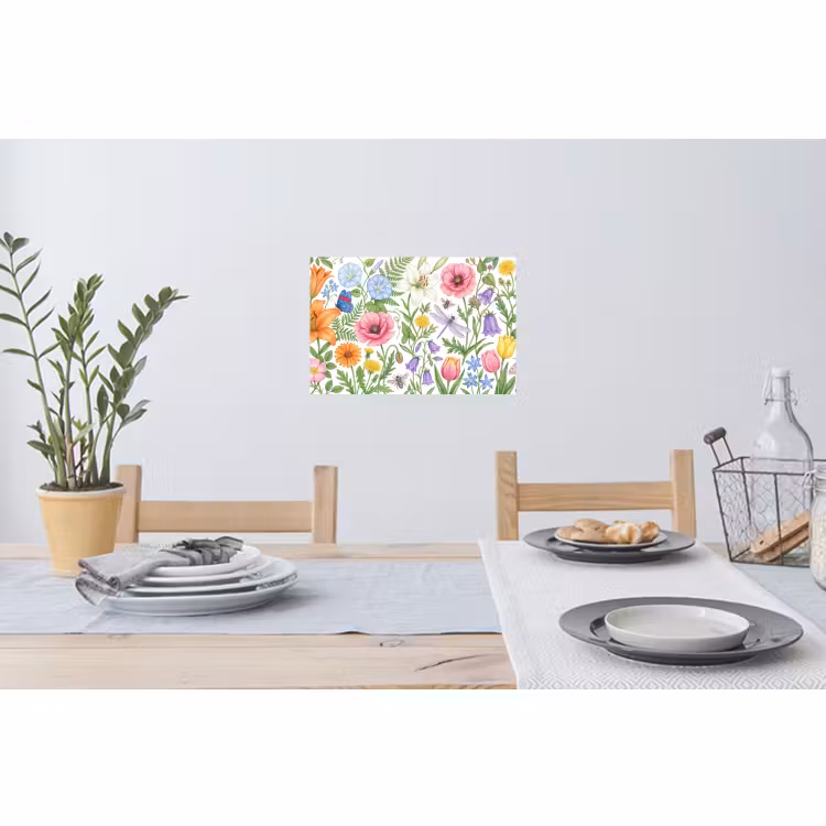 Wandtattoo – Blumen – Natur – Farbenfroh — 4