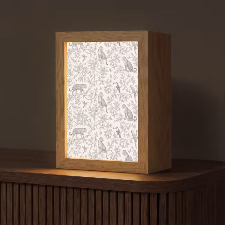 Personalisierte Lightbox - Vogel – Natur – Illustration — 1