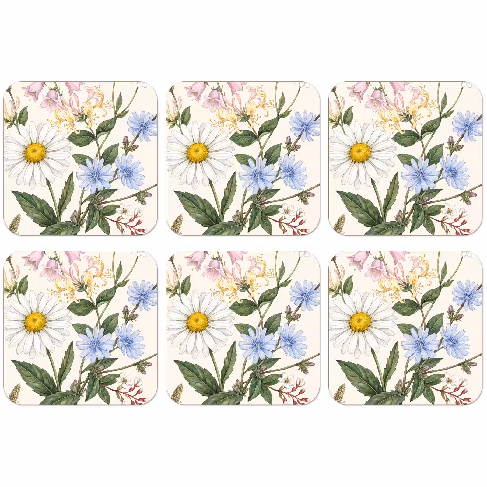Untersetzer - Botanisch – Illustration – Farbenfroh — 1