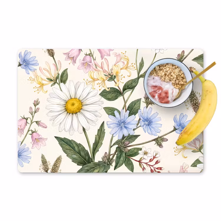Tischset - 6 Stück - Botanisch – Illustration – Farbenfroh — 1