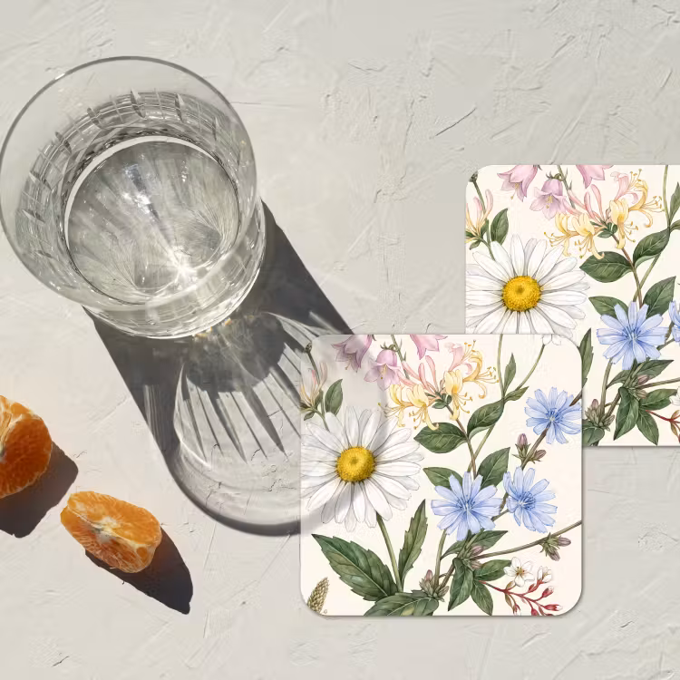 Untersetzer - Botanisch – Illustration – Farbenfroh — 2